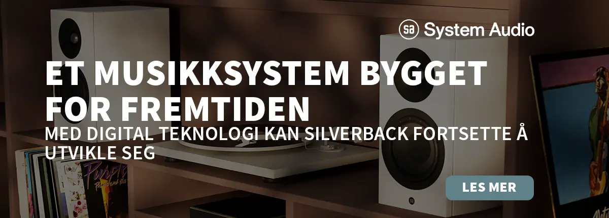 System Audio Silverback trådløstmusikksystem av høyeste kvalitet